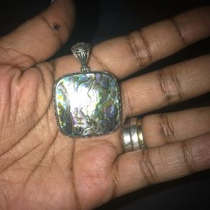 Samuel Benham abalone sterling silver enhancer